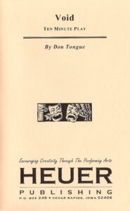Void by Donald Tongue - Heuer Publishing